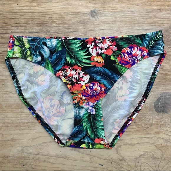 NWT Venus Classic Scoop Front Tropical Bikini Bottom - Picture 5 of 9